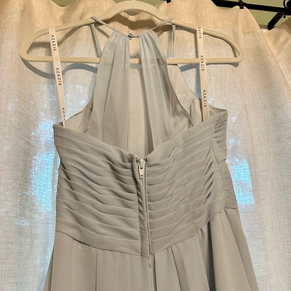 Brand New Women’s Azazie Light Blue Ball Gown Dress - Picture 3 of 4